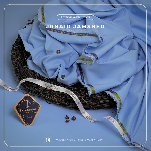 J. Wash n Wear Unstitched Suit for Men's