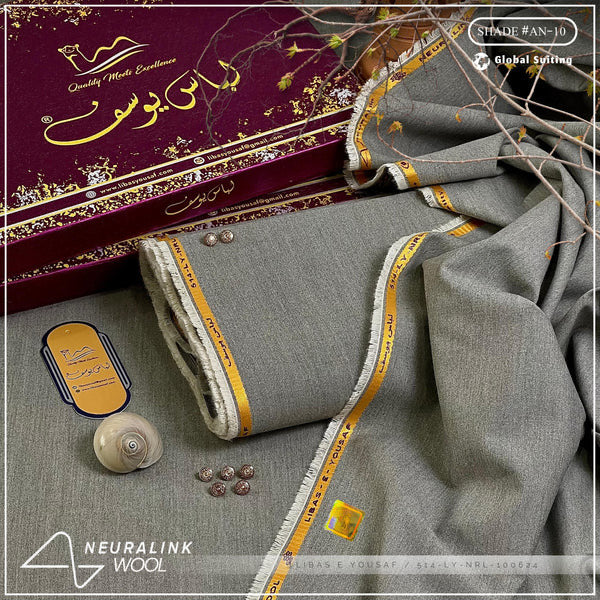 Libas-e-Yousaf Neura-Link Wool Unstitched Suit for Men's