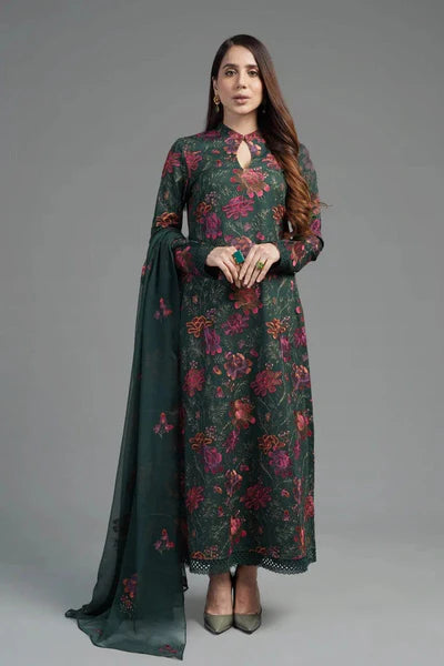 Bareeze Embroidered Dhanak Suit Unstitched 3 Piece