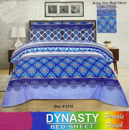 Dynasty Premium Cotton King Bedsheet