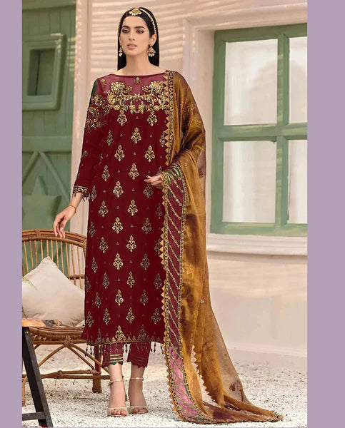 iznik Luxury Lawn Collection- 3PC Unstitched Embroidered Suit