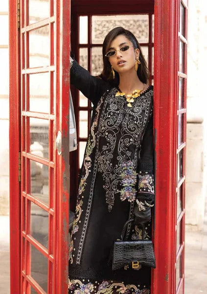 MUshq Embroidered Dhanak Suit Unstitched 3 Piece