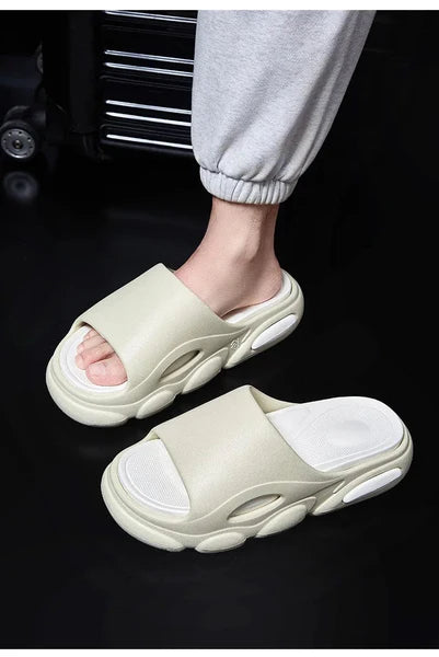 Thick Sole Soft House Slipper For Men/Women-Thick Bottom Increases Leg Length - Height Boosted House Chappal