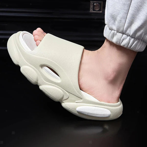 Thick Sole Soft House Slipper For Men/Women-Thick Bottom Increases Leg Length - Height Boosted House Chappal