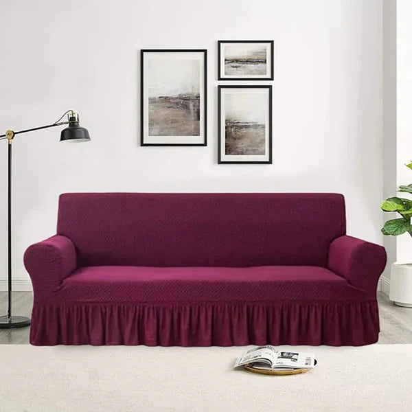 Turkish Style Sofa Cover - Maroon