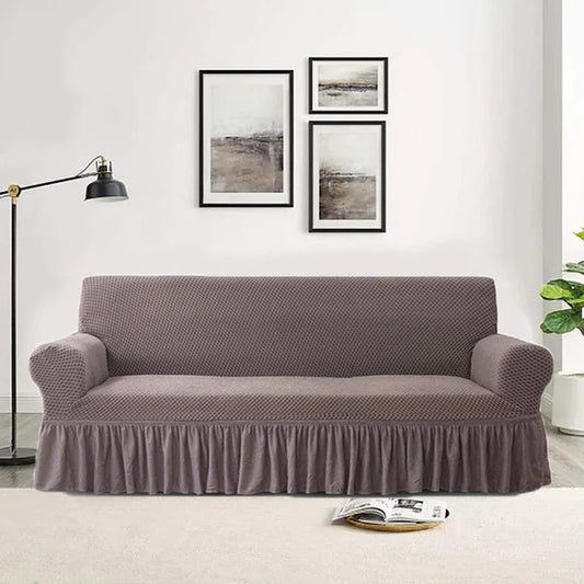 Turkish Style Sofa Cover - Mouse Grey